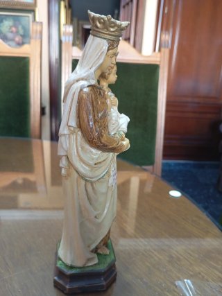Virgen del Carmen con Niño Jesús 24cm