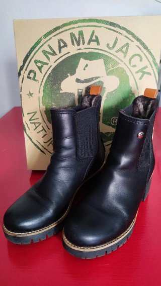 Botines Panama Jack Negros