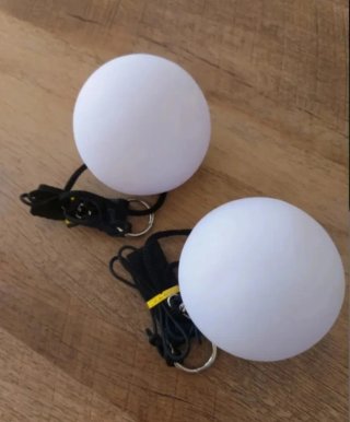 Set de 2 Bolas de Malabares LED Poi