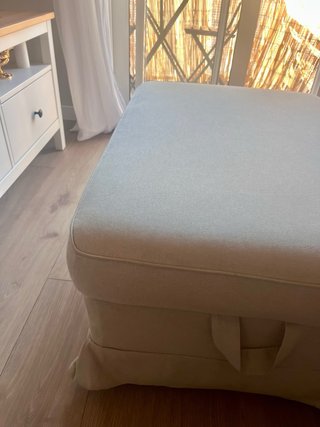 Sofá 3 plazas y reposapiés Ektorp IKEA