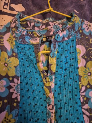 Vestido pana talla 12 BTS