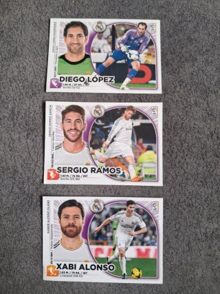 Cromos Real Madrid Liga Este 2014-15 (SIN PEGAR)