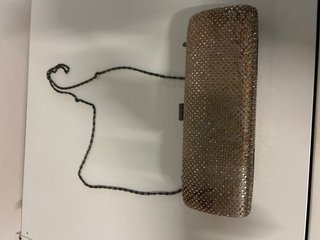 Bolso de fiesta dorado tiffany