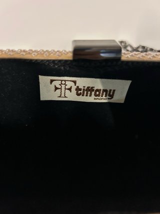 Bolso de fiesta dorado tiffany