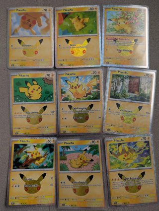 Cartas Pokémon Pikachu 30 Aniversario