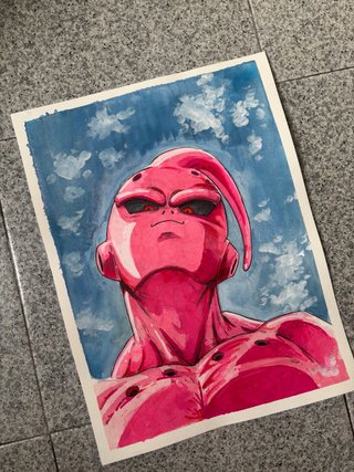 Disegno di Kid Bu (Dragon Ball)