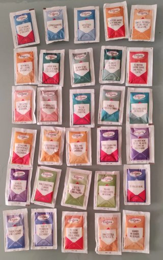 Collezione 30 Bustine di Zucchero Eridania