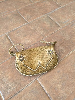 Bolso de fiesta dorado