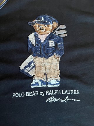 Camiseta Ralph Lauren Polo Bear Negra Talla S
