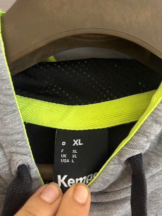 Sudadera Kempa Negra y Gris