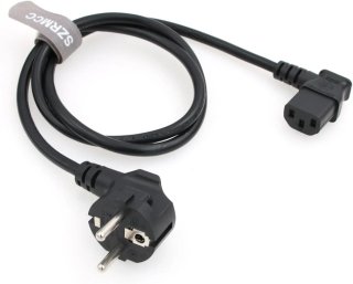 Adattatore Schuko europeo a C13 per monitor TV, PC, PDU, UPS