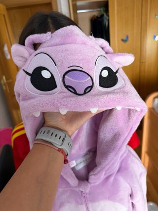 Pijama disfraz stitch morado Talla 12