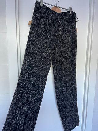 Pantalón con Pedrería Negro