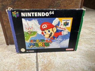 Super Mario 64 N64 Caja Original PAL