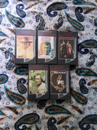 Lote 5 Películas VHS Clint Eastwood
