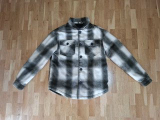 Chaqueta abrigo de paño a cuadros talla S
