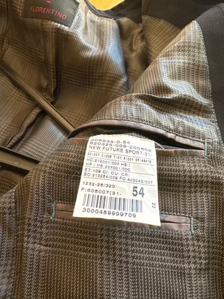 Americana Florentino Talla 54 Negra