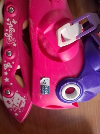 Patines infantiles Oxelo rosa talla 34-36