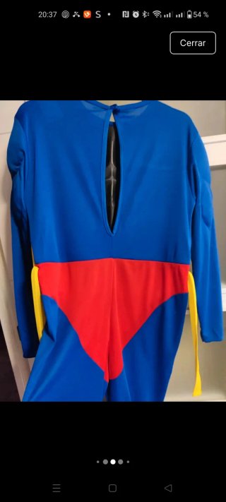 Disfraz Superman Musculoso Talla 12-14