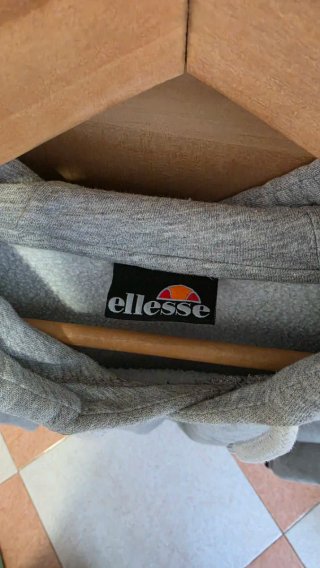 Sudadera con capucha Ellesse gris
