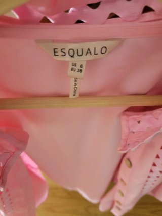 Camisa boho chic ESQUALO rosa talla M