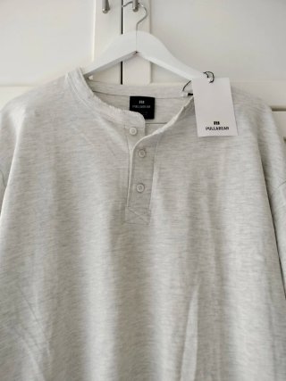Camiseta Pull&Bear Gris Talla XL