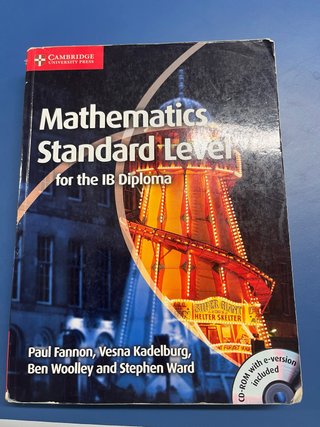Libro de matemáticas, bachiller internacional