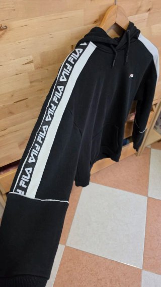 Sudadera Fila Negra con Capucha