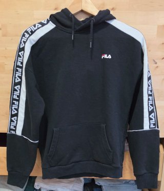 Sudadera Fila Negra con Capucha