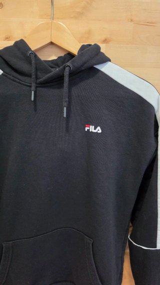 Sudadera Fila Negra con Capucha