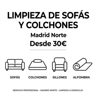 LIMPIEZA A DOMICILIO DE SOFAS Y COLCHONES