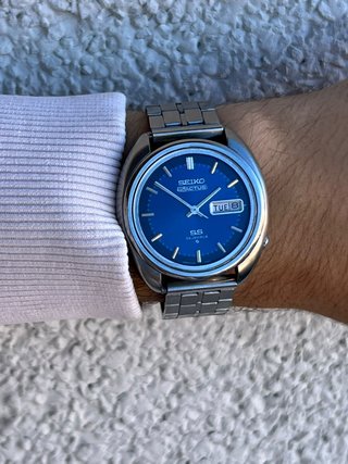 Seiko 5 Actus SS Azul Sunburst 6106 JDM