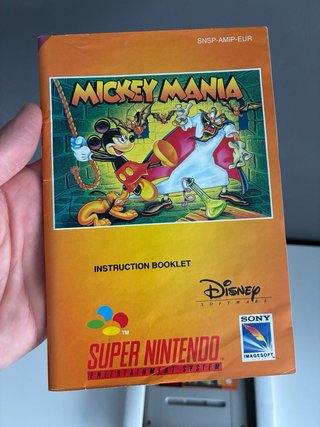 Mickey Mania (SNES) - Completo PAL EUR