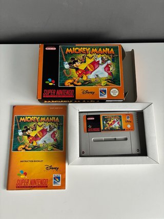 Mickey Mania (SNES) - Completo PAL EUR