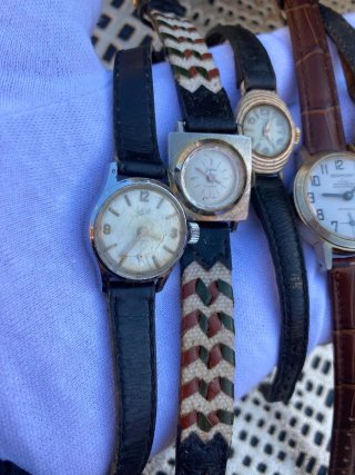 Lote de 5 relojes antiguos