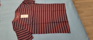 Camiseta Rayas Manga Corta