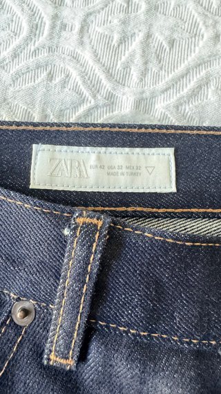 Pantalón ancho Zara denim