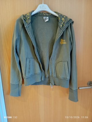 Sudadera juvenil Bee Band verde militar