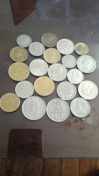 Grecia 21 monete Dracma