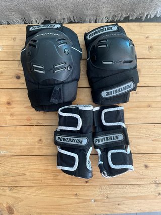 Kit de protecciones para patinar talla S