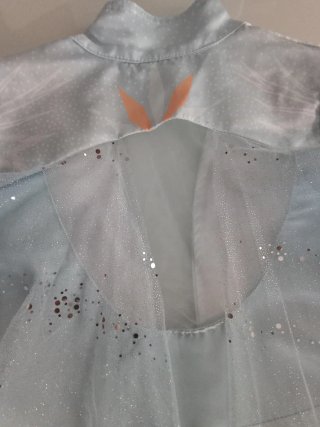 Disfraz de Elsa Frozen,Vestido, leggins y capa
