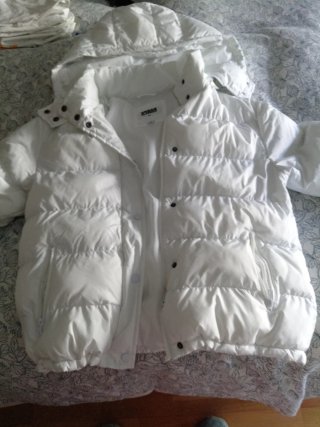 Chaqueta Acolchada Blanca Urban Clasic