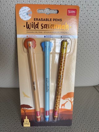 Penne safari Cancellabili Legami Wild Savannah