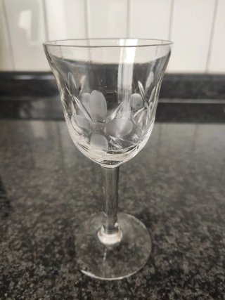 22 Copas de Jerez de Cristalería Antigua