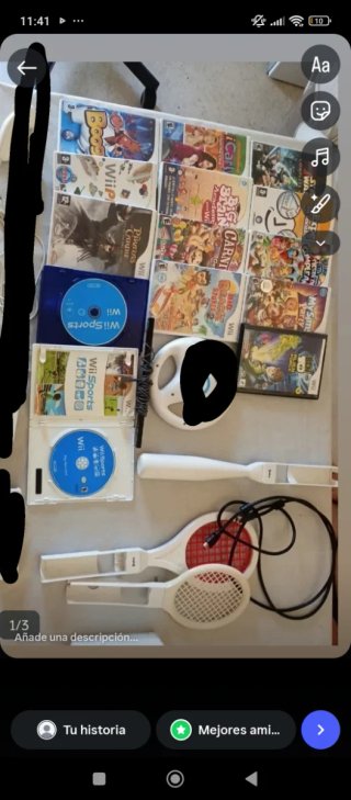 Lote Consola Nintendo Wii y Juegos