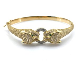 E1801690-9 Pulsera Oro 18k Con Circonita