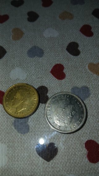 2 Monedas Antiguas Juan Carlos I