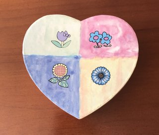 Caja Joyero de Cartón Corazón