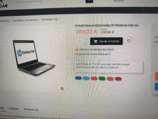 Portátil HP EliteBook 840 G4 i5