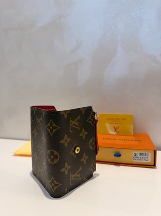 Cartera Louis Vuitton Roja y Marrón UNISEX